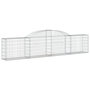 Voir la diapositive 3 : VIDAXL Paniers a gabions arques 6 pcs 300x30x60/80 cm Fer galvanise