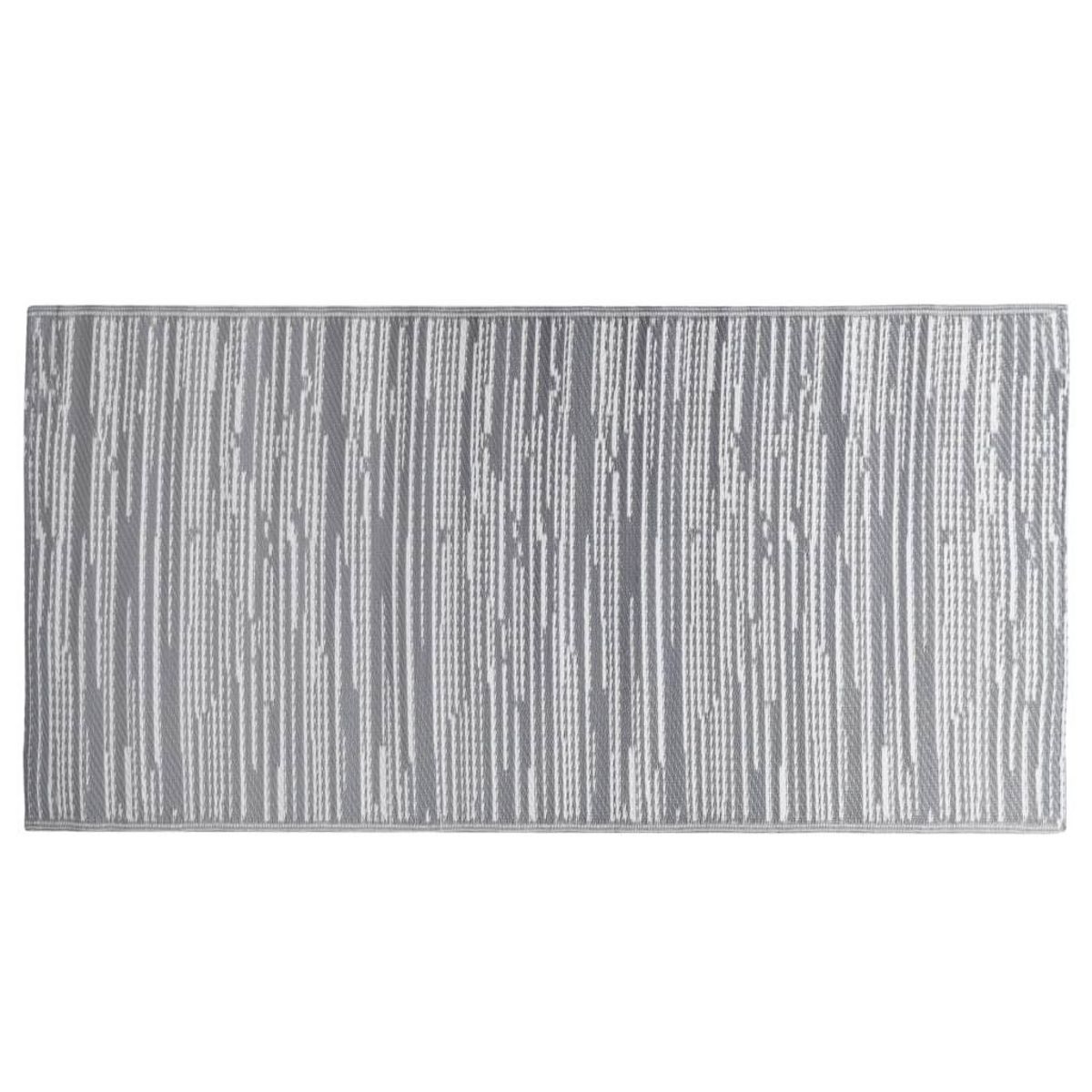 VIDAXL Tapis d'exterieur ARAKIL Gris 160x230 cm PP