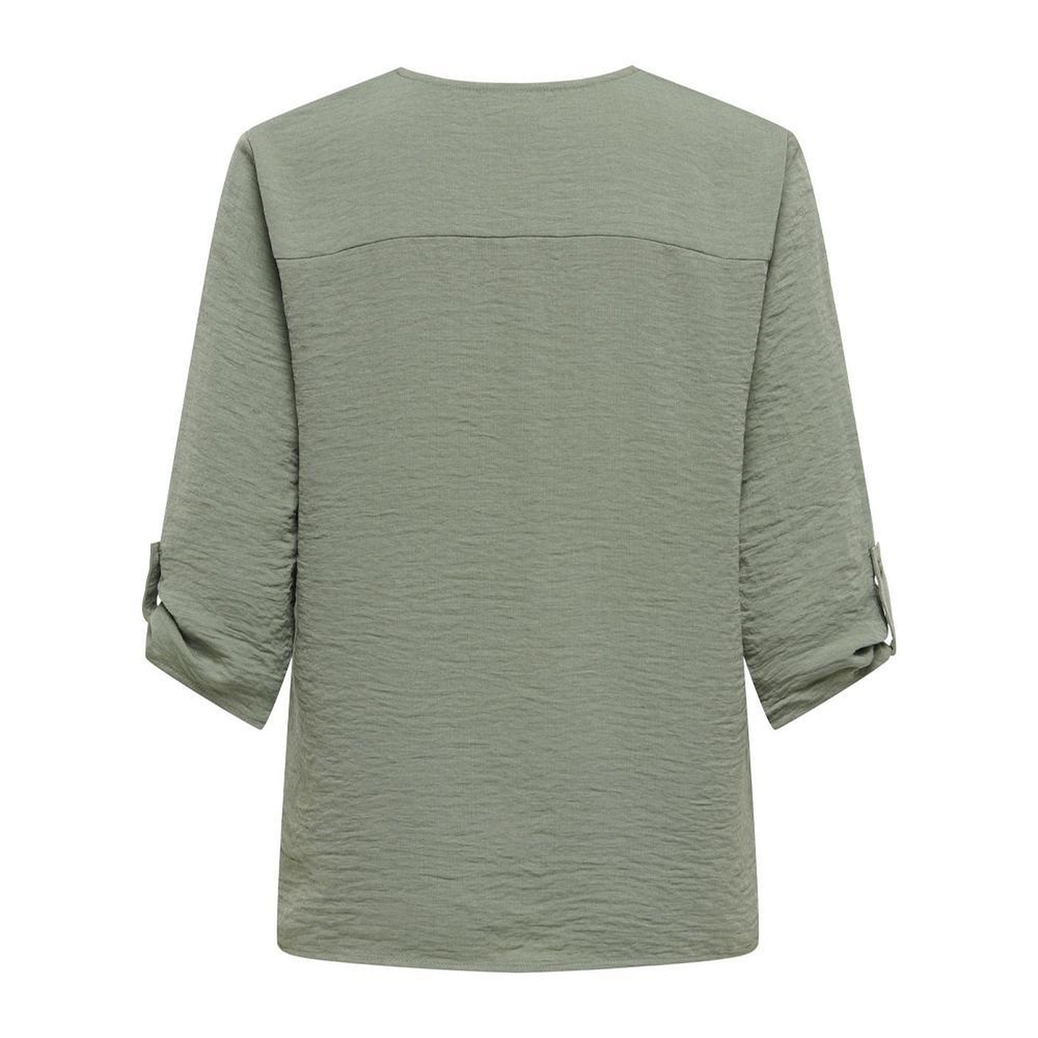 Voir la diapositive 2 : JACQUELINE DE YONG Blouse Kaki Femme JDY DIVYAA