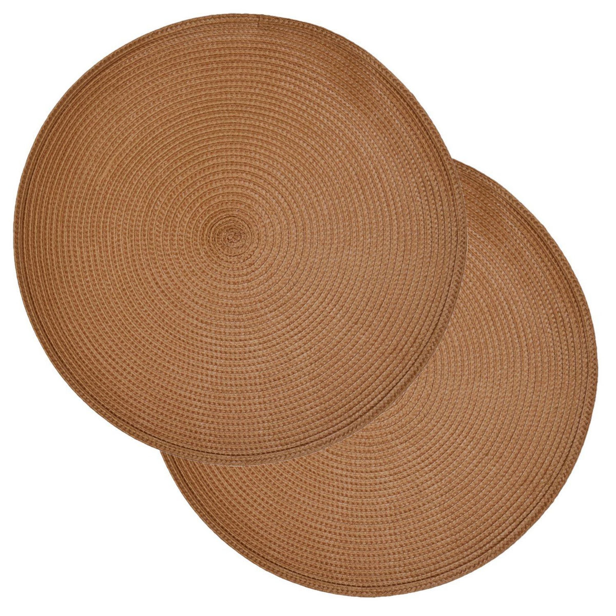 ATMOSPHERA Lot de 2 sets de table tressés AFHIR