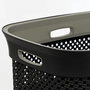 Voir la diapositive 2 : FIVE Corbeille à Linge Ajouré  Purl  45L Gris
