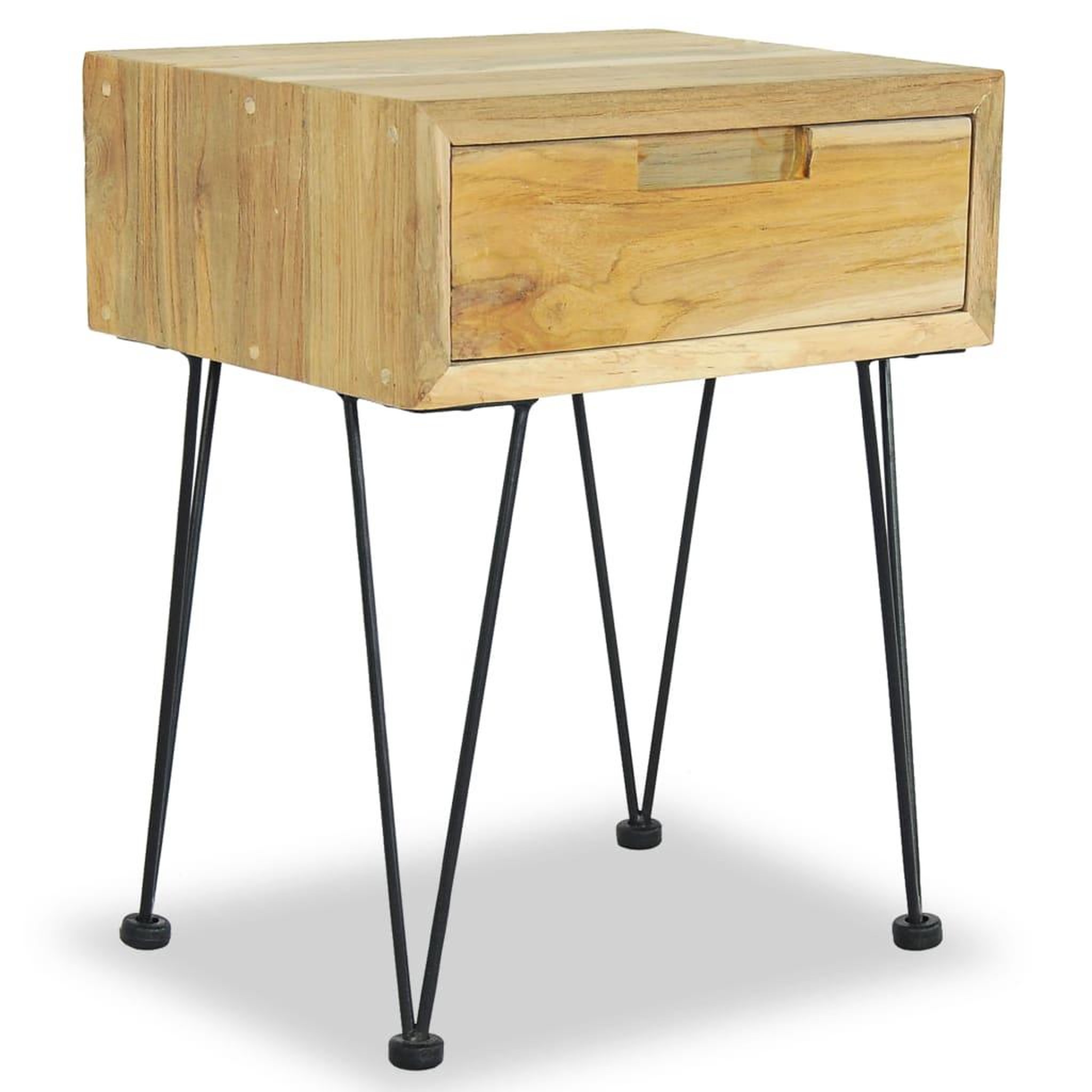 Voir la diapositive 5 : VIDAXL Table de chevet 40x30x50 cm teck