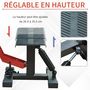 Voir la diapositive 4 : HOMCOM Lève moto béquille d'atelier stand moto tout-terrain moto cross supermotard hauteur réglable acier noir rouge