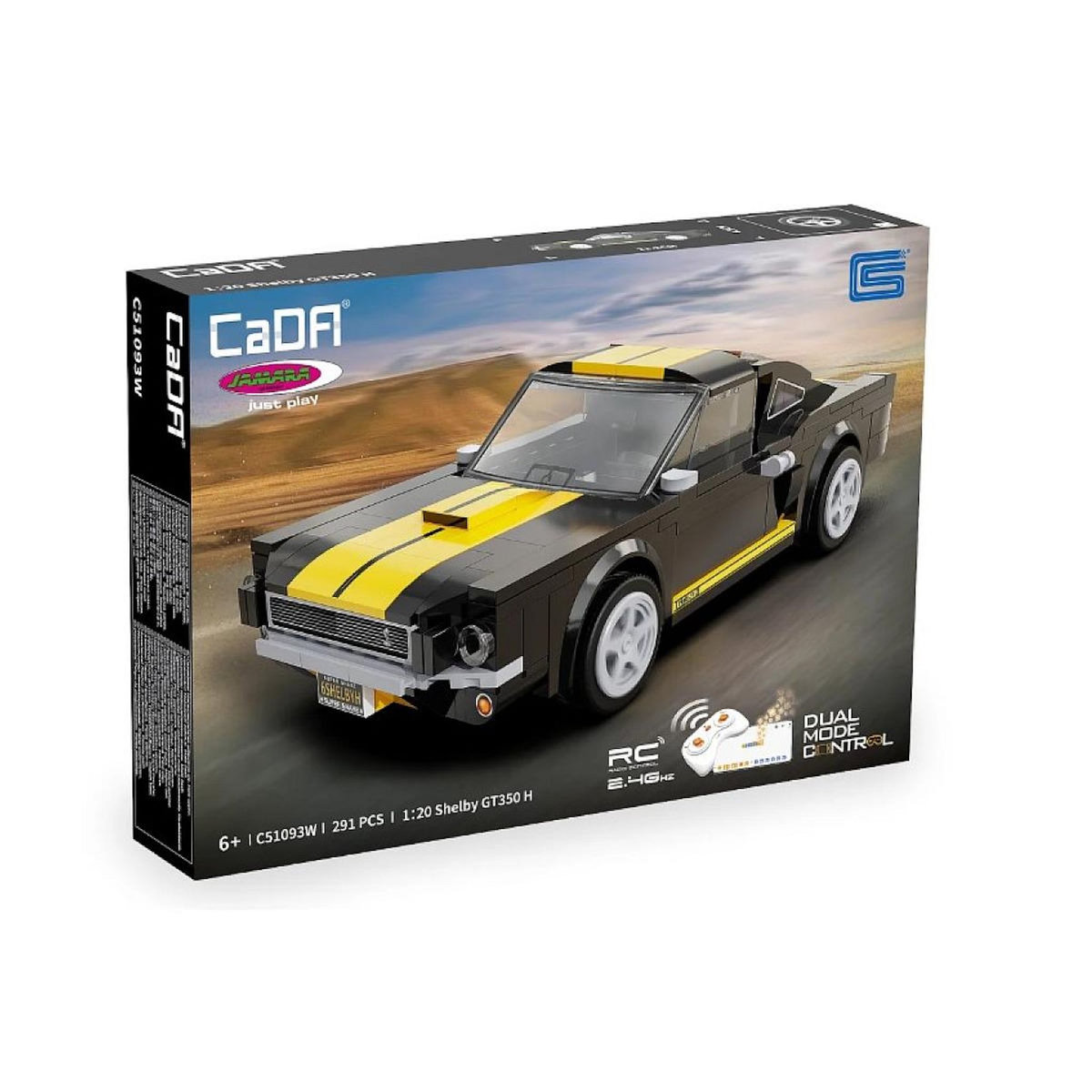 Jamara CaDA Shelby GT350 H 1:20 noir 2,4GHz Bricks