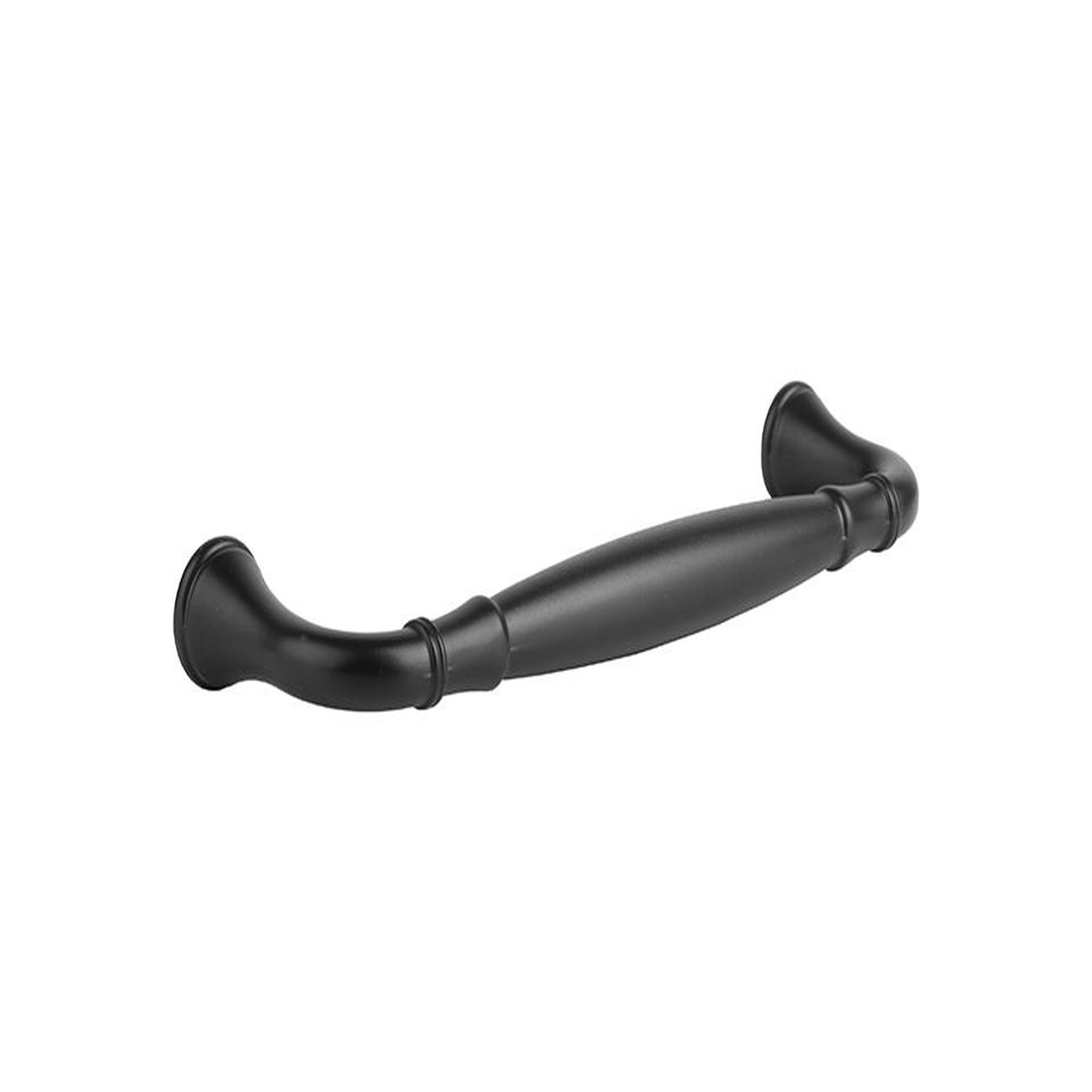 CENTRALE BRICO Poignée de meuble Turia 128 noir mat + vis