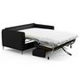Voir la diapositive 3 : LISA DESIGN Owen - canapé 3 places convertible express couchage quotidien 140 cm matelas 12 cm en simili