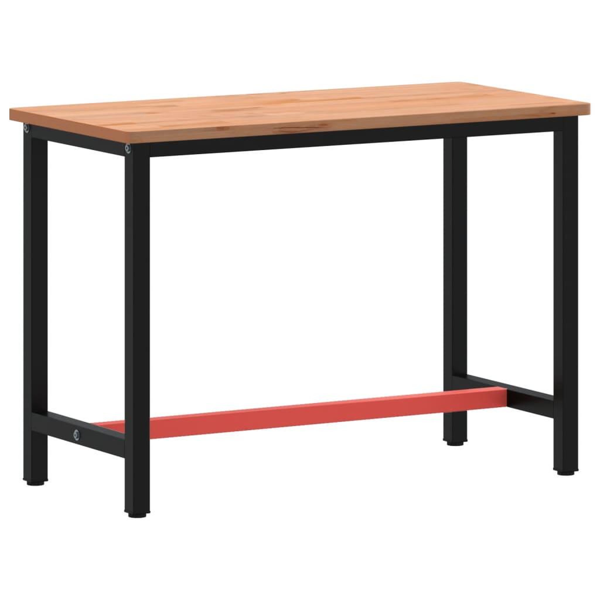 Voir la diapositive 5 : VIDAXL Etabli 115x55x81,5 cm bois massif de hetre et metal