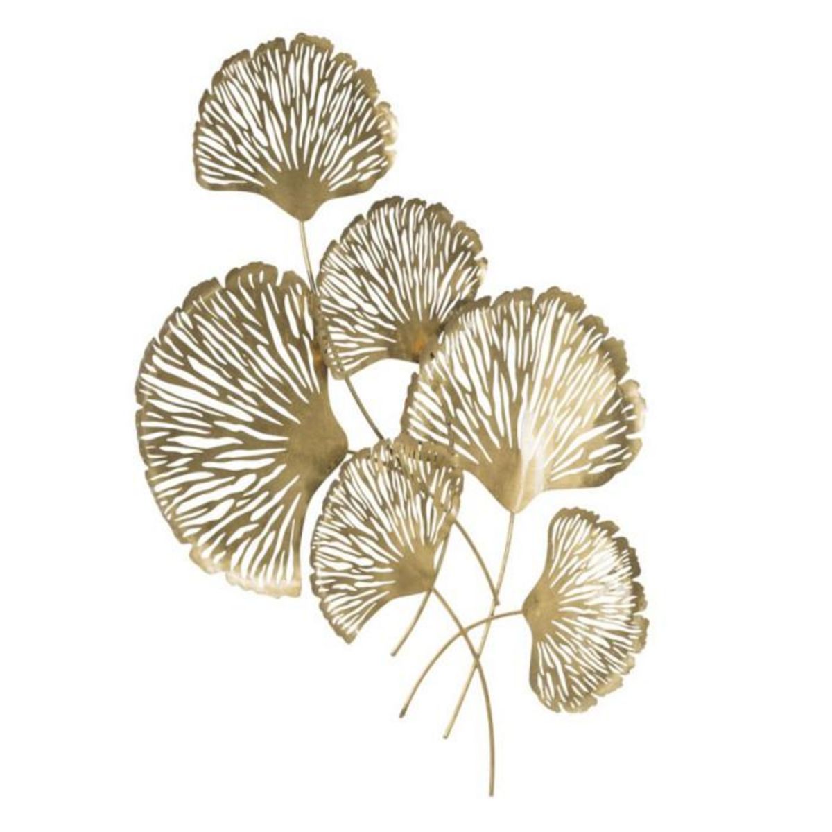 Paris Prix Décoration Murale Verticale en Métal  Iris  101cm Or