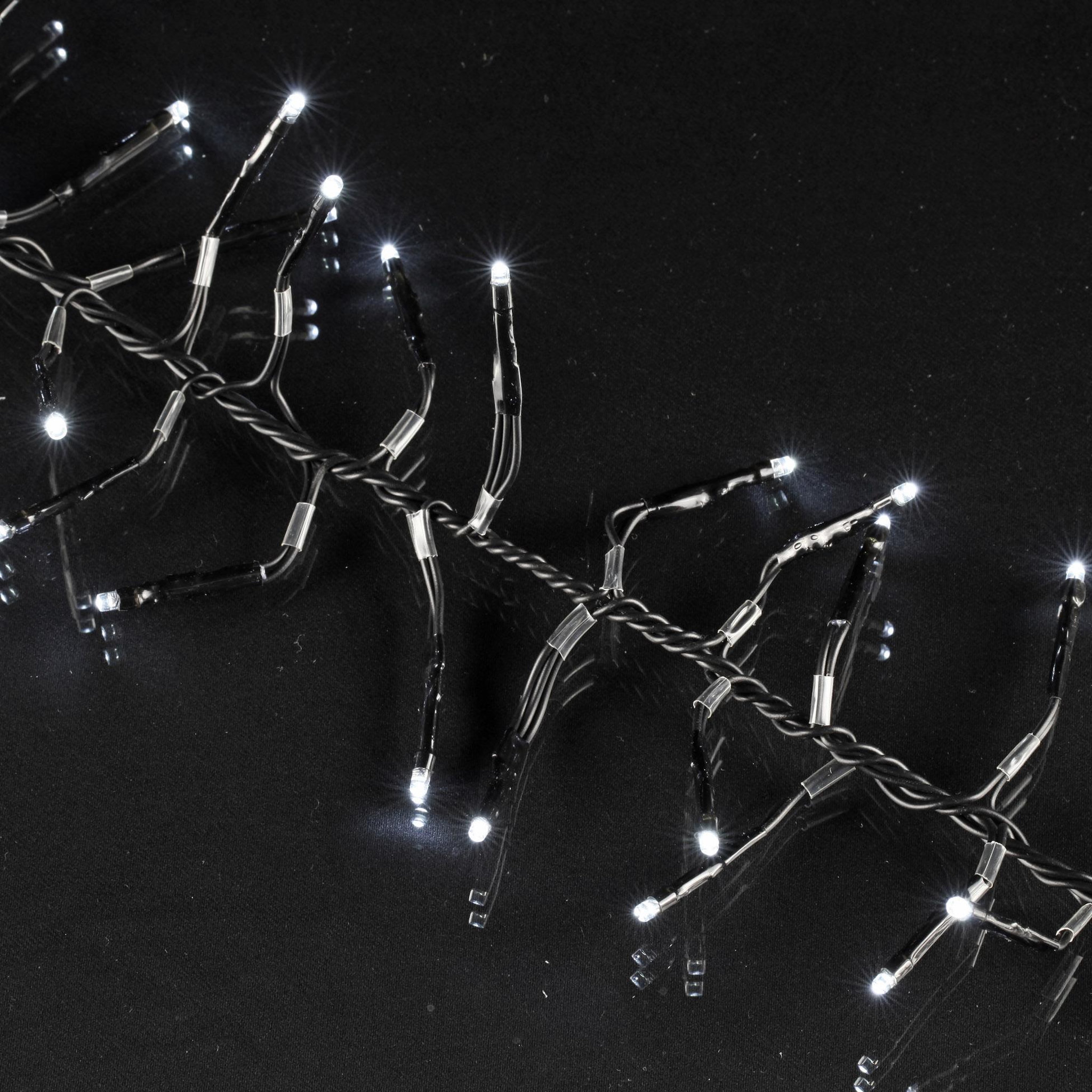 Voir la diapositive 3 : Eden Guirlande lumineuse large 360 led blanche 8 fonctions
