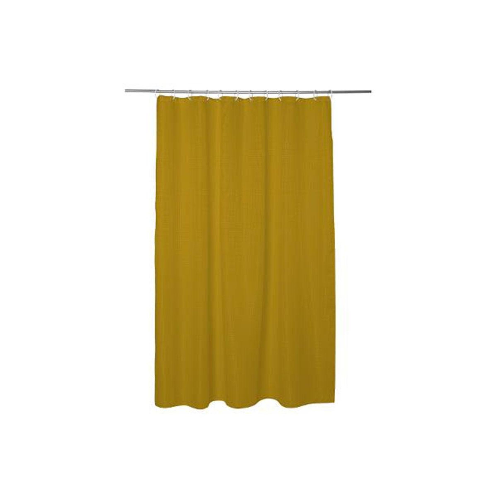 FIVE Rideau de douche  modern  180x200cm moutarde