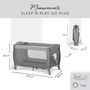Voir la diapositive 5 : HAUCK Lit Parapluie Sleep and Play Go Plus