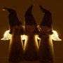 Voir la diapositive 3 : Paris Prix Statuette Déco Led  3 Anges  28cm Gris
