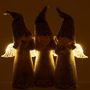 Voir la diapositive 3 : Paris Prix Statuette Déco Led  3 Anges  28cm Gris