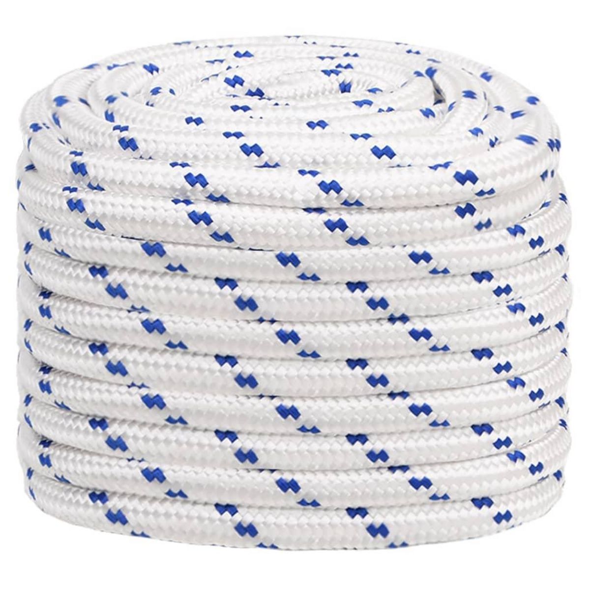 VIDAXL Corde de bateau Blanc 20 mm 100 m Polypropylene