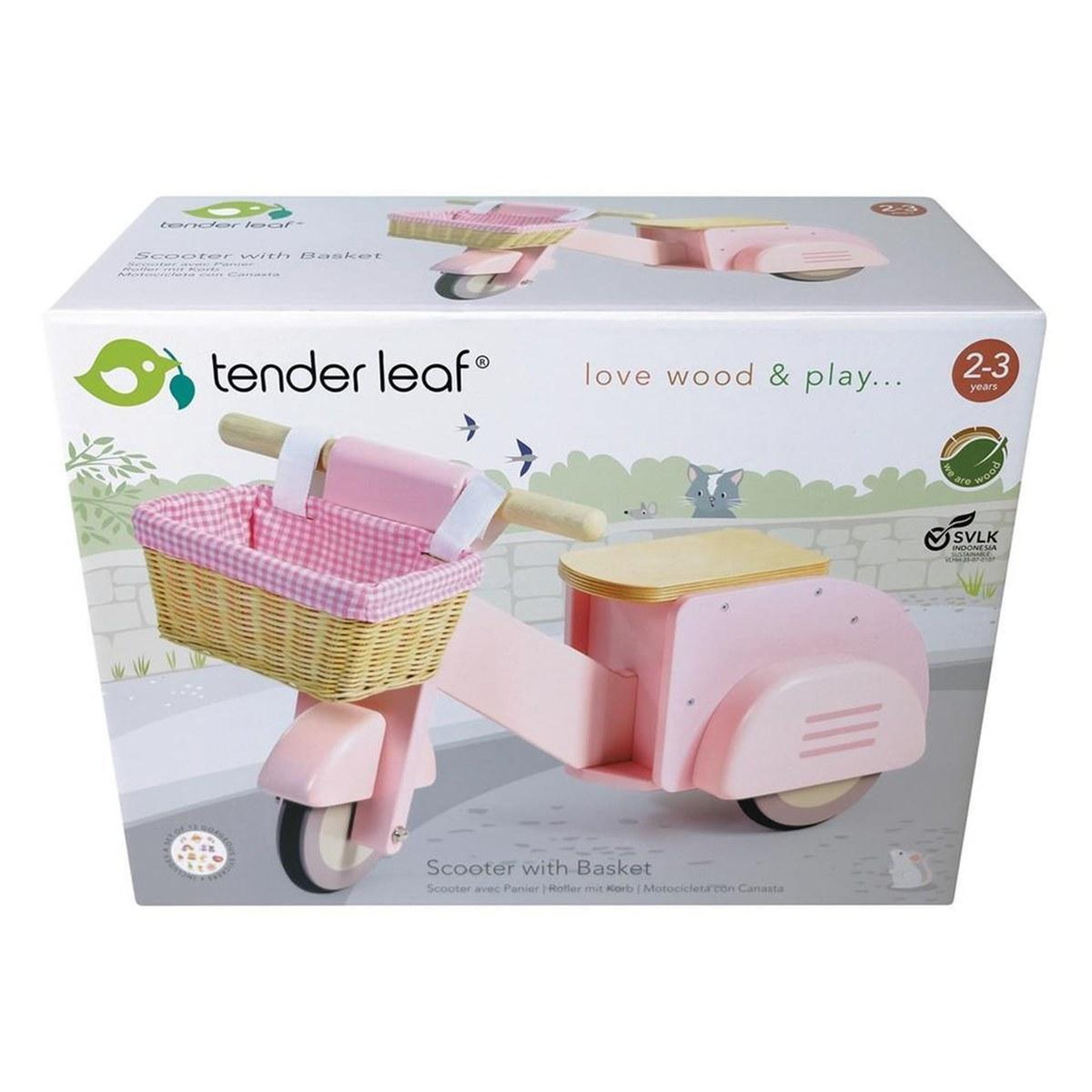 Voir la diapositive 4 : TENDER LEAF Porteur Scooter Avec Panier