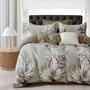 Voir la diapositive 1 : Home collection Parure housse de couette 100 % percale de coton 80 fils Edenia