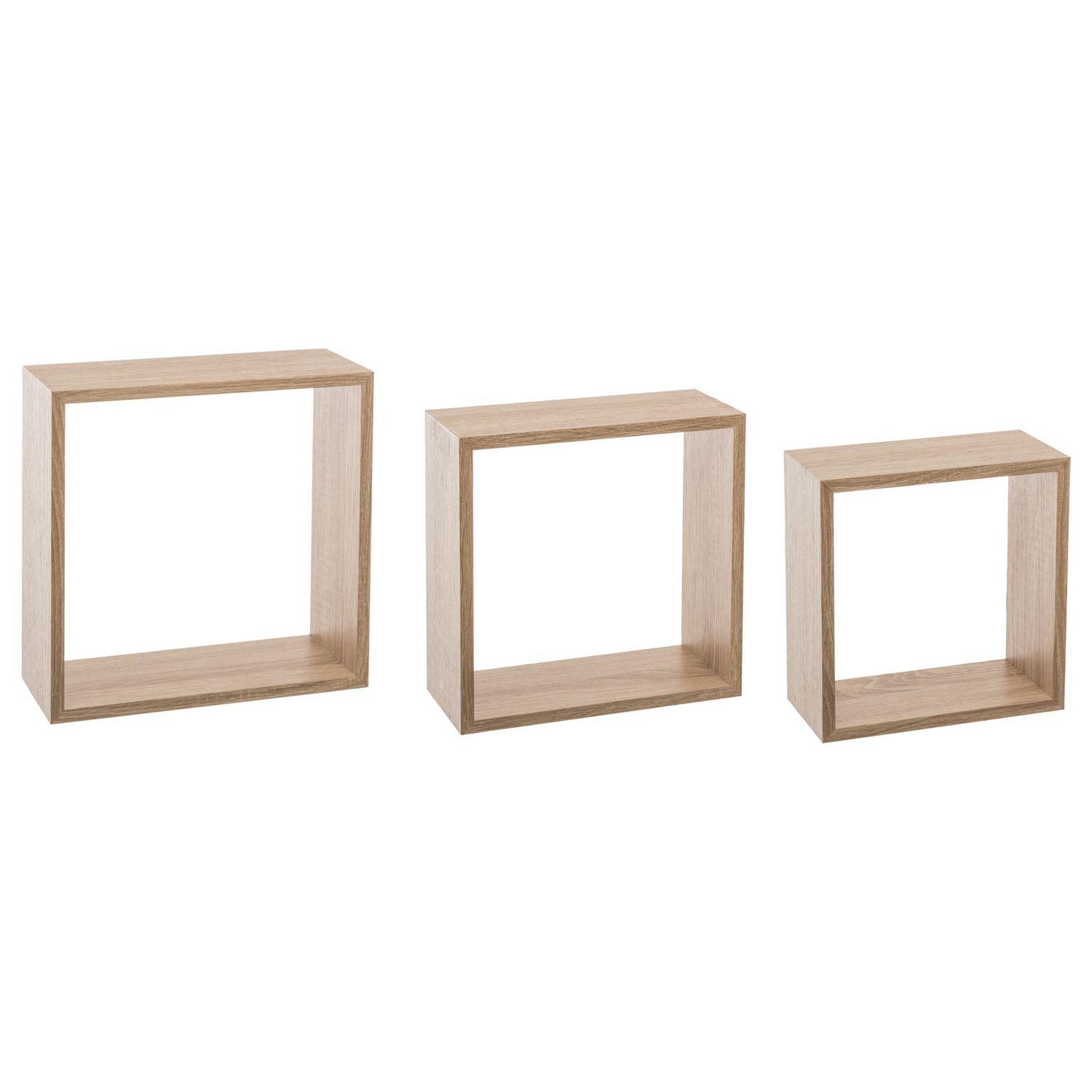 FIVE Lot de 3 Etagères Fixy Cub. Coloris disponibles : Beige, Blanc, Noir, Gris