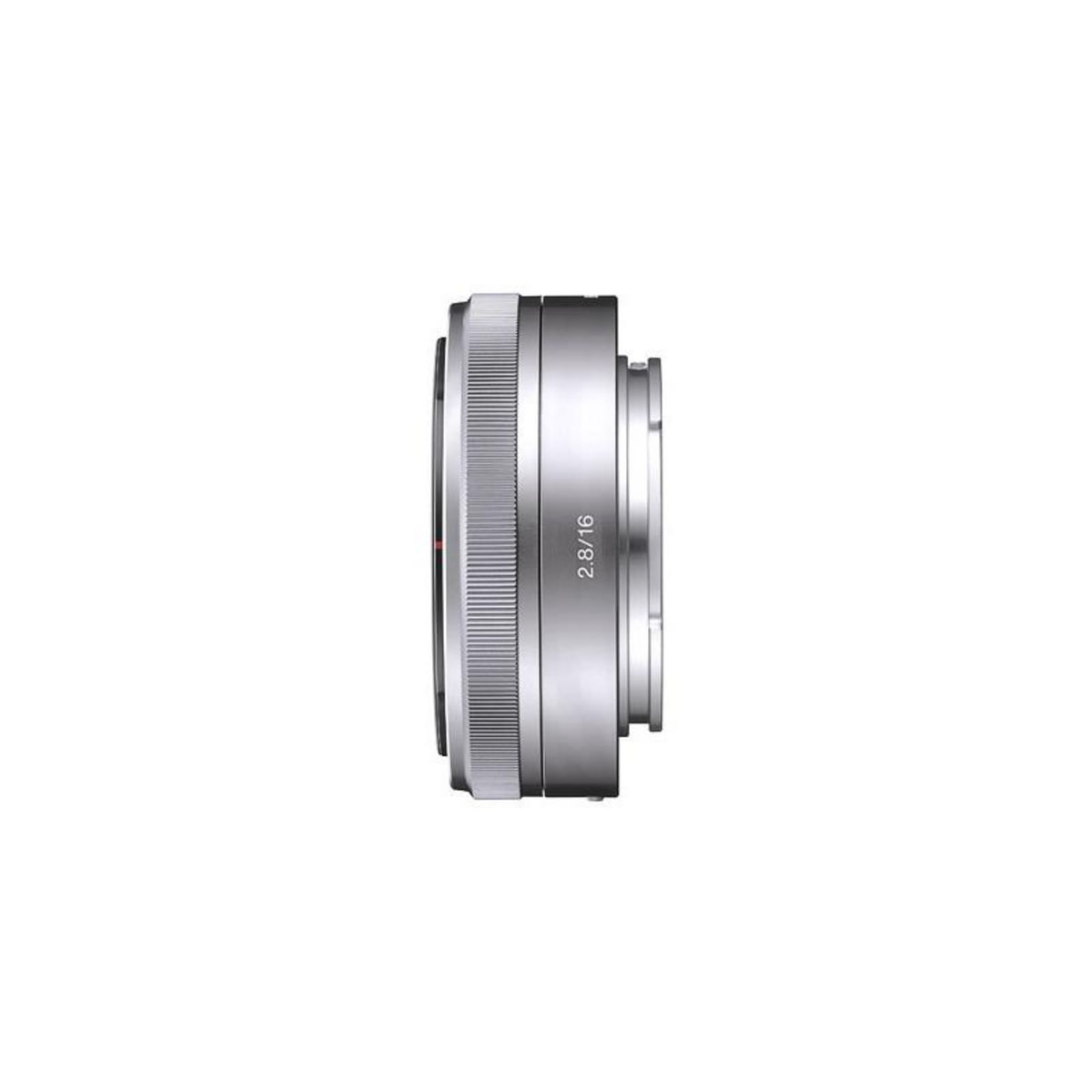 SONY Objectif hybride Sony E 16mm f 2.8 Pancake Silver