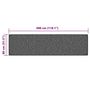 Voir la diapositive 6 : VIDAXL Tapis interieur exterieur a poils courts 80x300 cm antiderapant