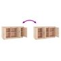 Voir la diapositive 5 : VIDAXL Buffet 111x34x60 cm Bois massif de pin