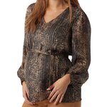 VERO MODA MATERNITY Blouse de Grossesse Noir/ Femme Vero  oda  aternity 20018589. Coloris disponibles : Marron