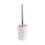 Voir la diapositive 2 : Paris Prix Brosse WC  Marbre  42,5cm Blanc