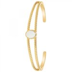 SC BOHEME Bracelet SC Bohème orné de marbre blanc