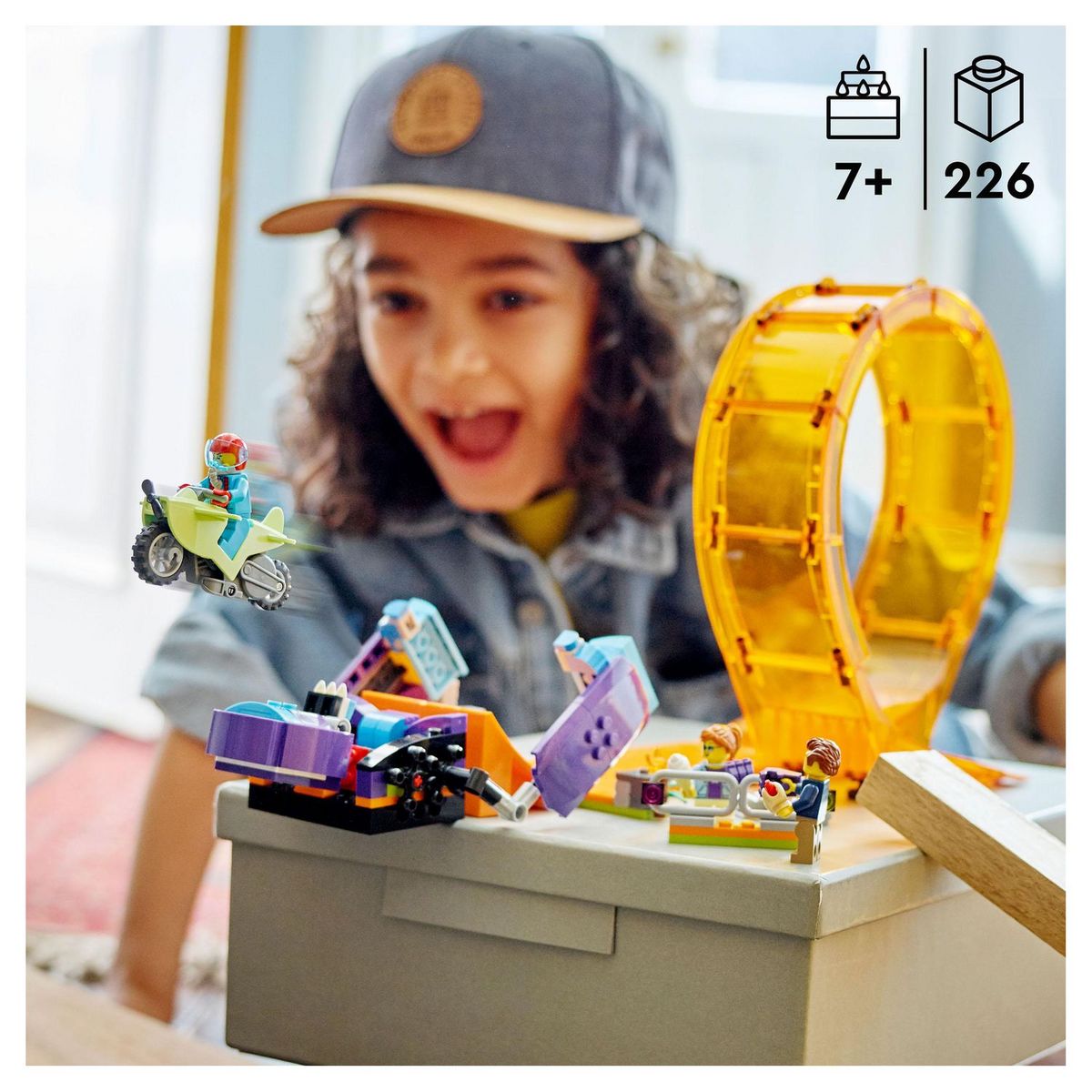 LEGO City Stuntz 60338 Le Looping du Chimpanzé Cogneur