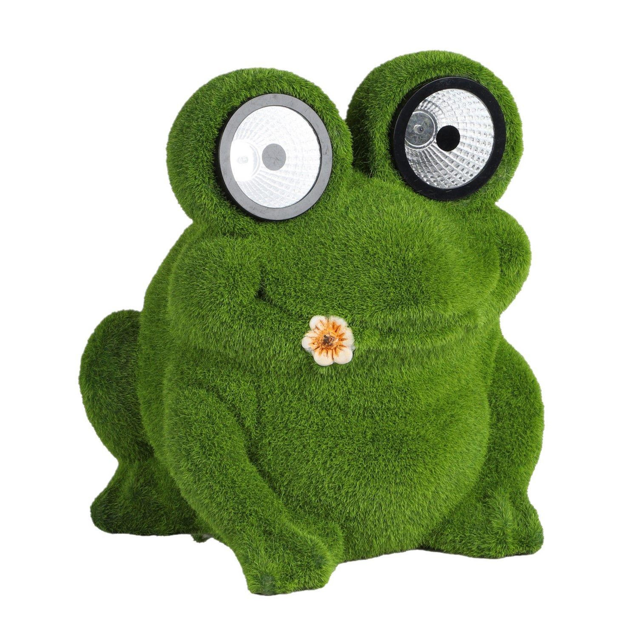 SUNNYDAYS Grenouille solaire flocage herbe