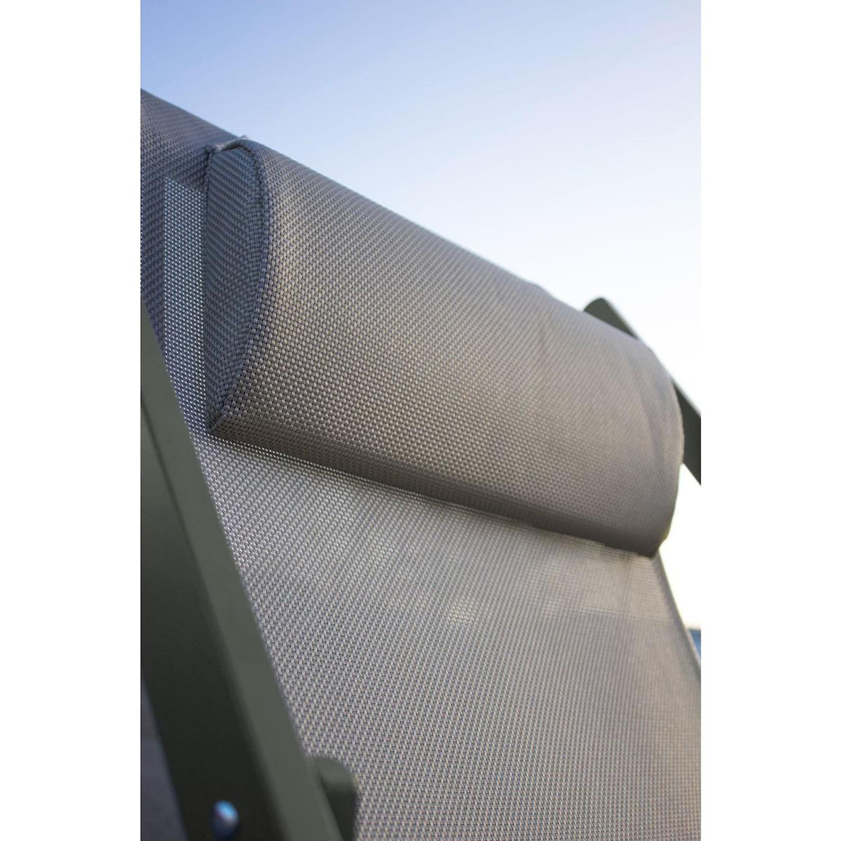 Paris Prix Lot de 2 Chiliennes de Jardin Pliantes  Julia  102cm Kaki