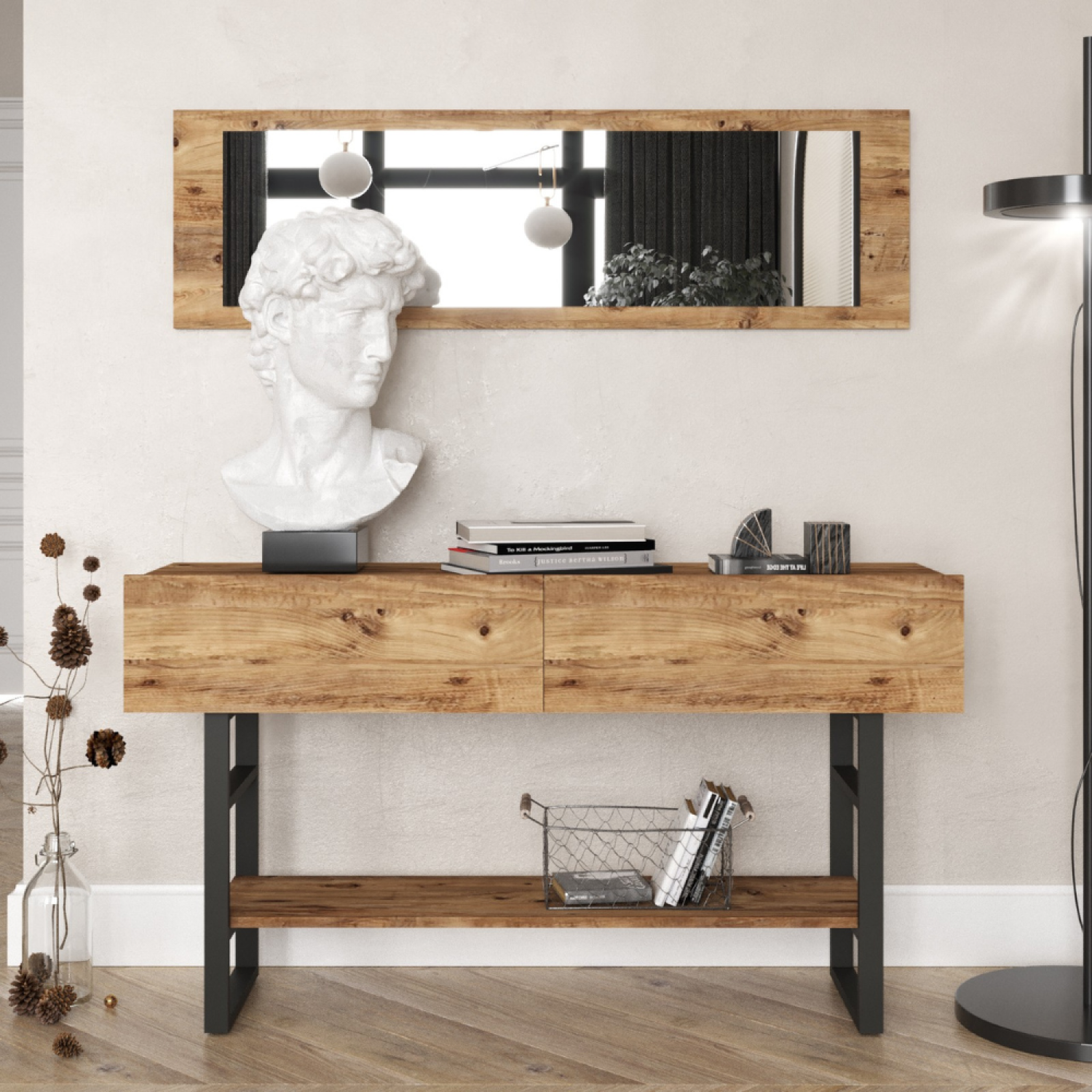 Voir la diapositive 2 : CONCEPT USINE Console style industriel tara