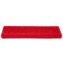 Voir la diapositive 3 : VIDAXL Tapis d'escalier 30 pcs 65x21x4 cm Rouge