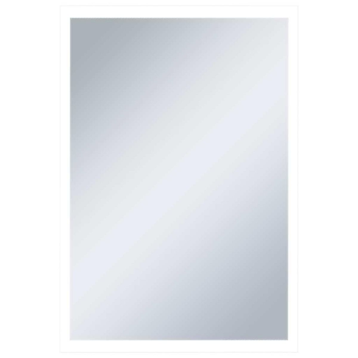 VIDAXL Miroir mural a LED pour salle de bains 60x100 cm