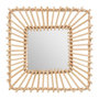 Voir la diapositive 2 : ATMOSPHERA Miroir rotin carré 40x40