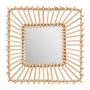 Voir la diapositive 2 : ATMOSPHERA Miroir rotin carré 40x40