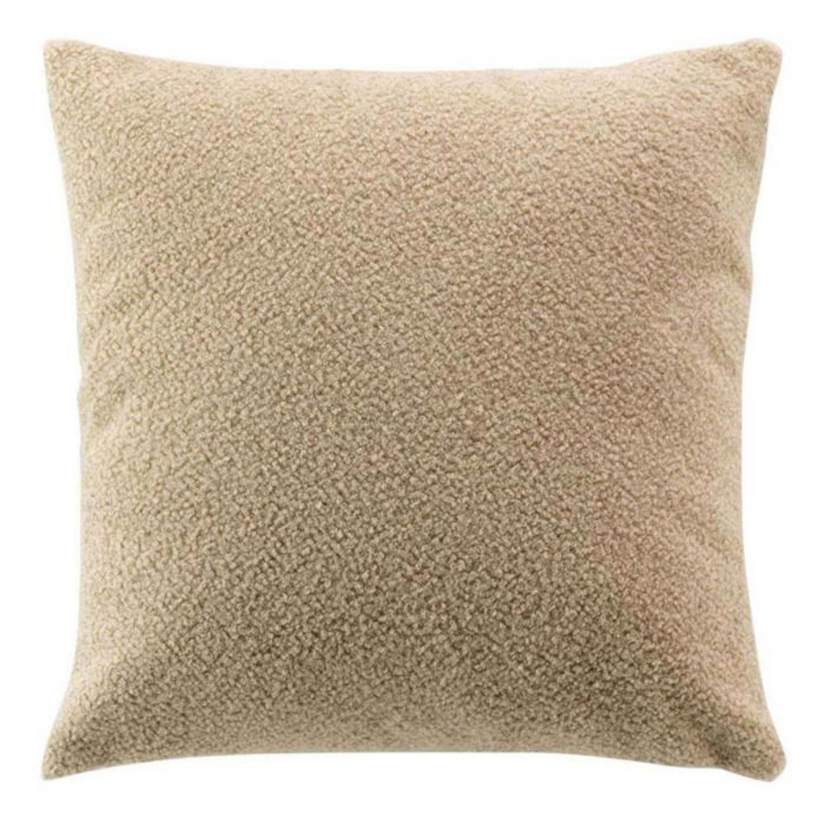 Paris Prix Coussin Déco Bouclette  Wooly  45x45cm Beige
