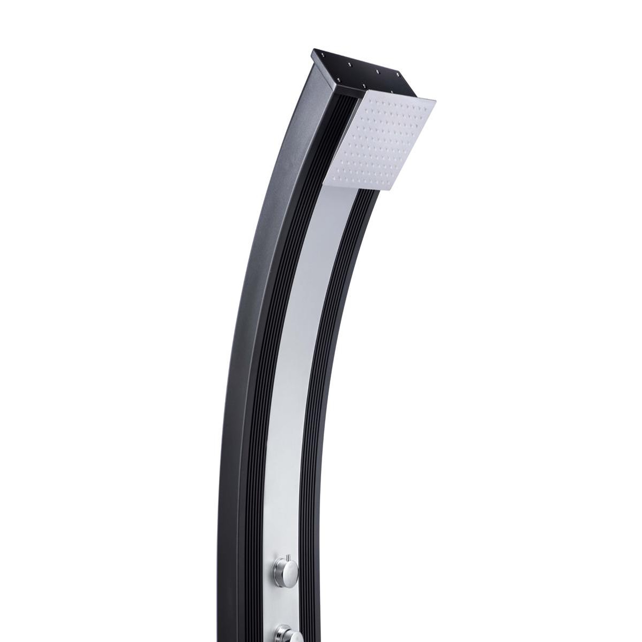 Voir la diapositive 5 : Formidra Douche solaire 40 L Dada Curve Anthracite habillage aluminium brossé - Formidra