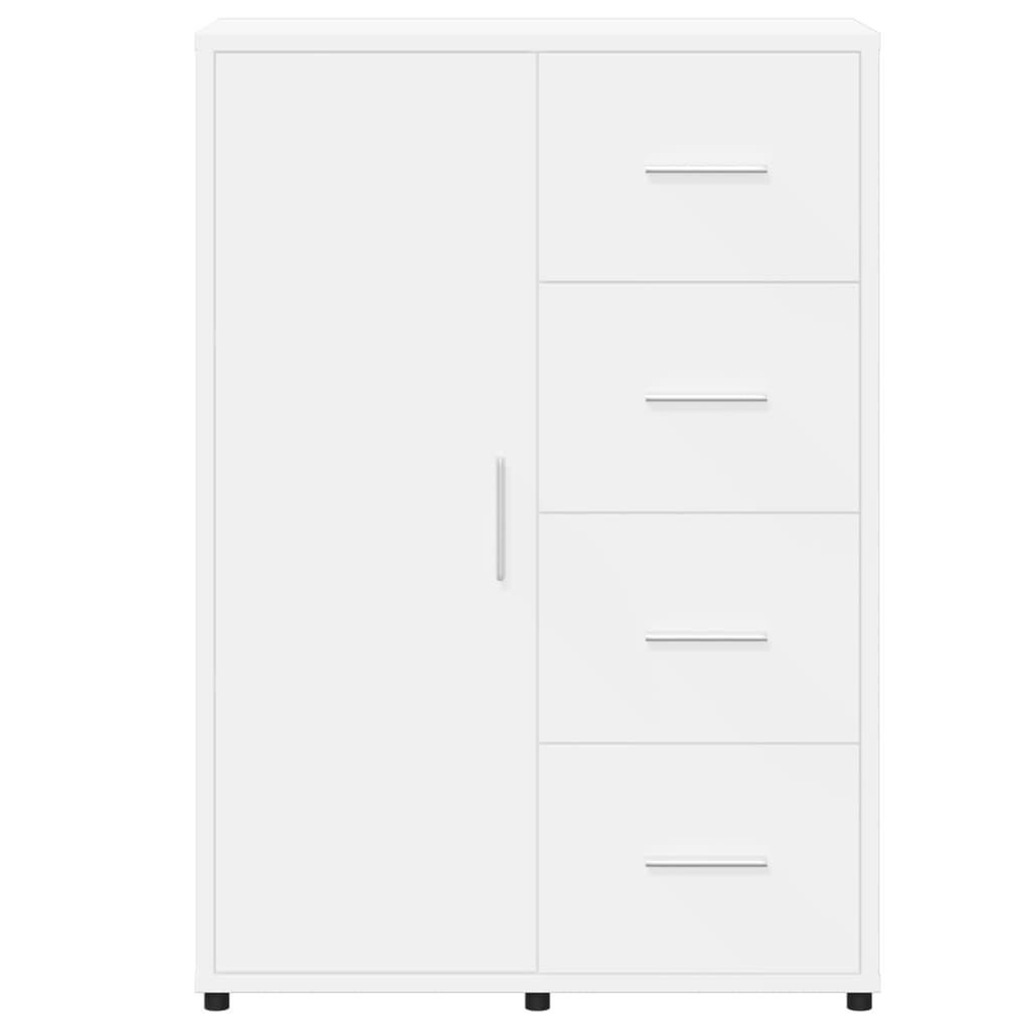 Voir la diapositive 5 : VIDAXL Buffet blanc 60x31x84 cm bois d'ingenierie