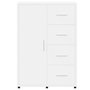 Voir la diapositive 5 : VIDAXL Buffet blanc 60x31x84 cm bois d'ingenierie