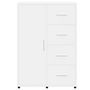 Voir la diapositive 5 : VIDAXL Buffet blanc 60x31x84 cm bois d'ingenierie