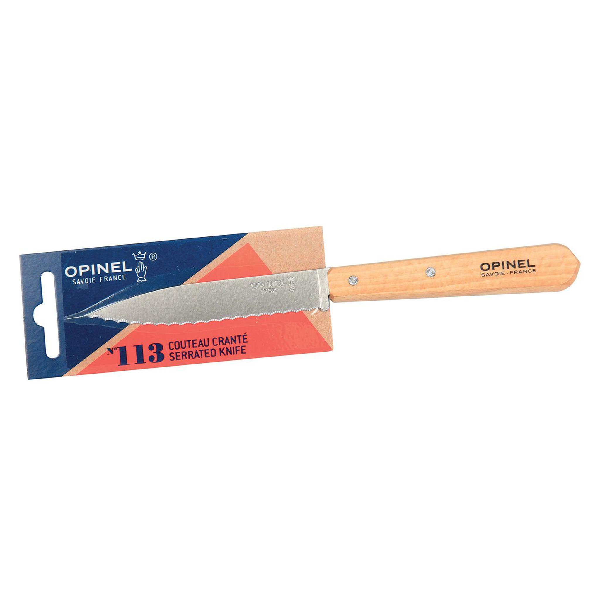Voir la diapositive 3 : Opinel Couteau cranté Opinel n°113