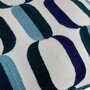 Voir la diapositive 3 : ATMOSPHERA Coussin Déco Brodé  Hary  30x50cm Bleu