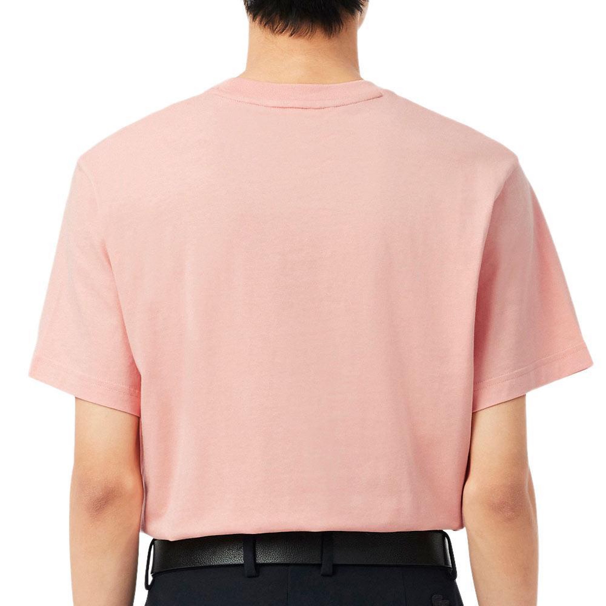 Voir la diapositive 2 : Lacoste T-Shirt Rose Homme Lacoste Essentiel