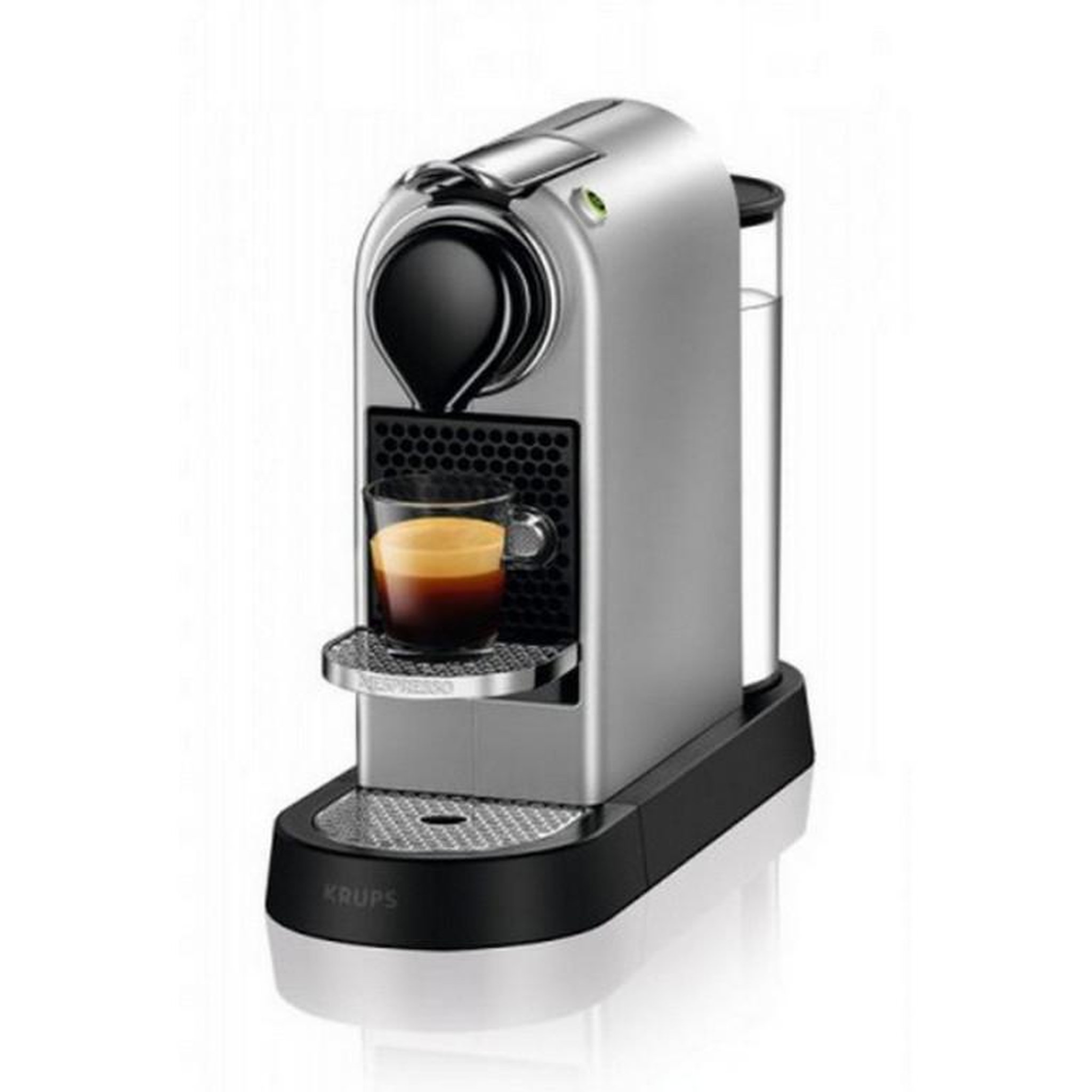 Voir la diapositive 2 : KRUPS Cafetière nespresso automatique 19bars silver - yy4118fd