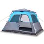 Voir la diapositive 2 : VIDAXL Tente familiale a dome 6 personnes bleu liberation rapide