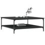 Voir la diapositive 3 : VIDAXL Table basse noir 100x100x40 cm bois d ingénierie