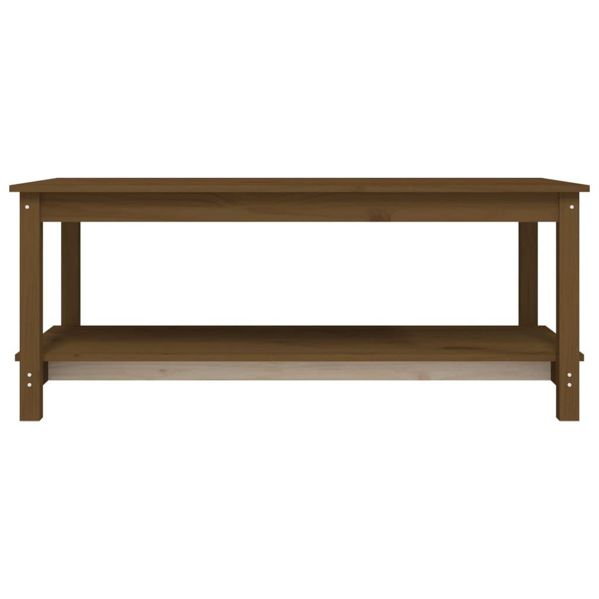 Voir la diapositive 5 : VIDAXL Table basse Marron miel 110x55x45 cm Bois massif de pin