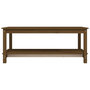 Voir la diapositive 5 : VIDAXL Table basse Marron miel 110x55x45 cm Bois massif de pin