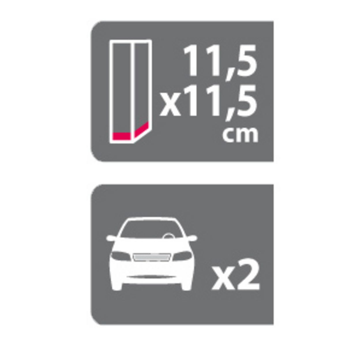 Forest Style Carport bois Bessoncourt / toit plat / 29,50 m²