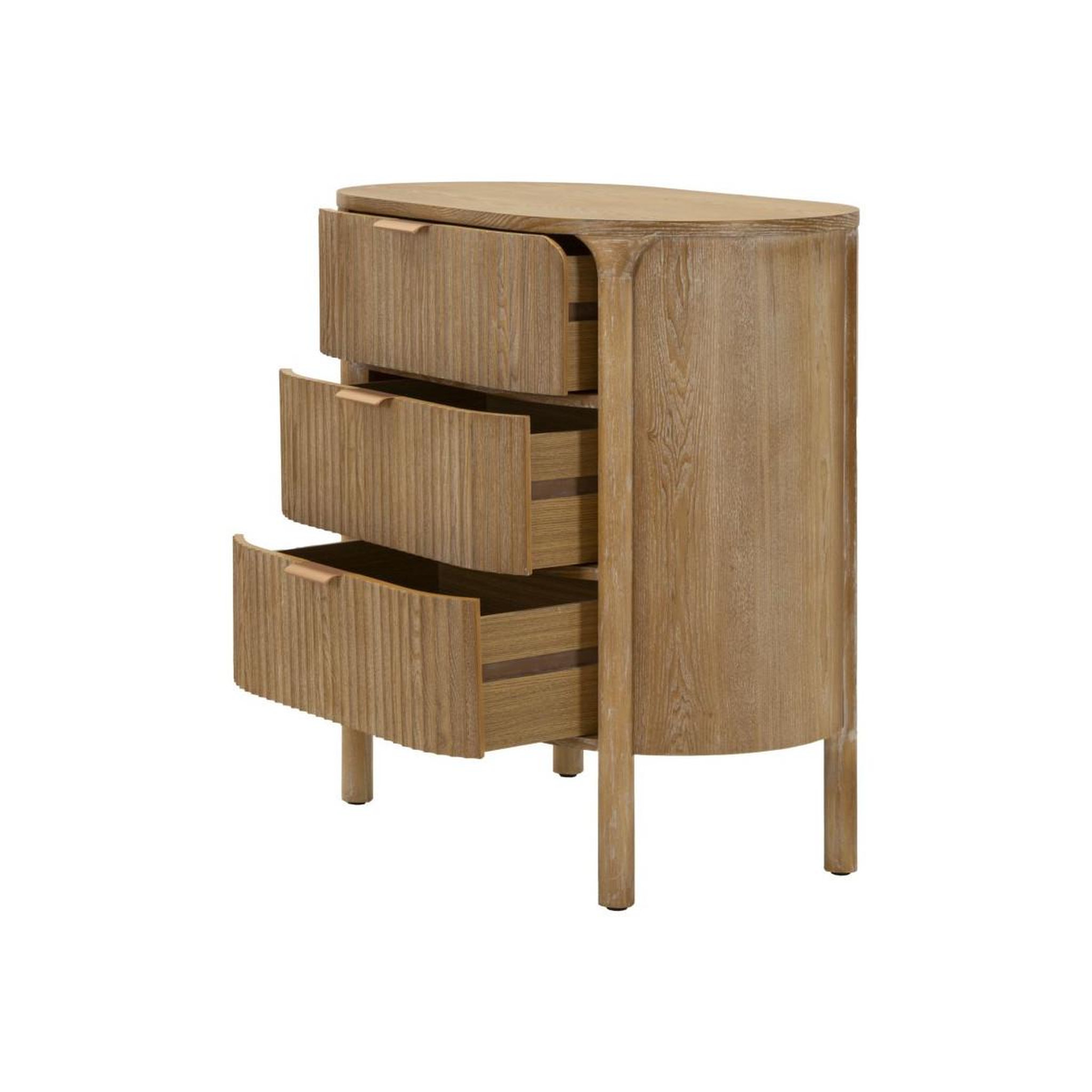 Voir la diapositive 3 : Paris Prix Commode 3 tiroirs  goteborg  82cm naturel